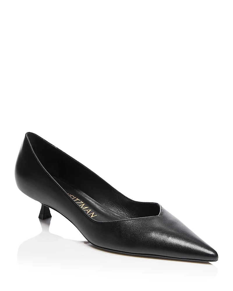 Stuart Weitzman Women's Eva 35 Pointed Toe Pumps
