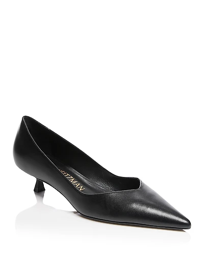 Stuart Weitzman Women's Eva 35 Pointed Toe Pumps