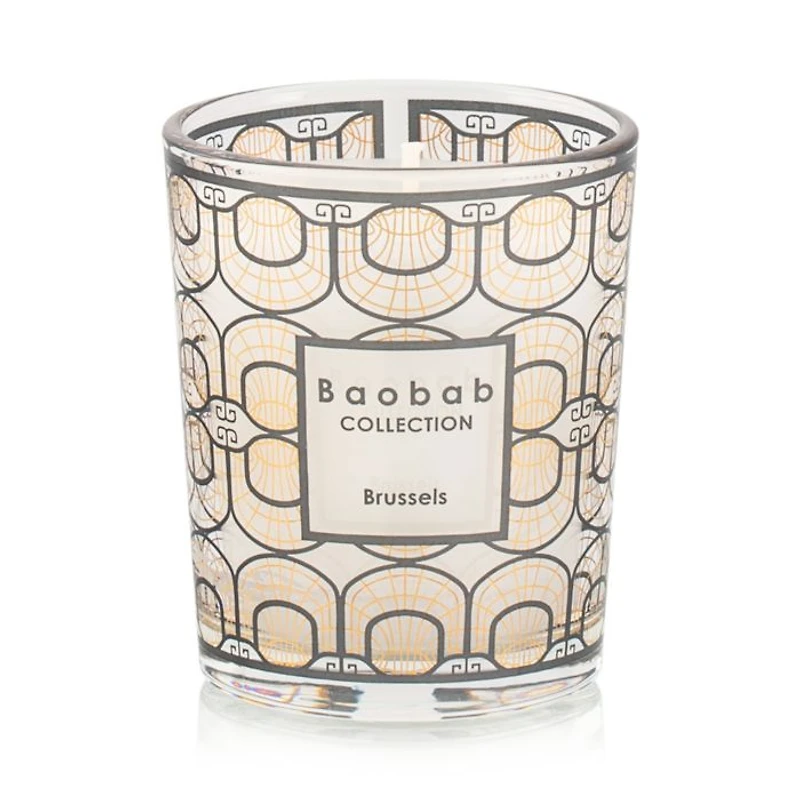 Trio of Travel Candles: Brussels-Roma-Saint Tropez