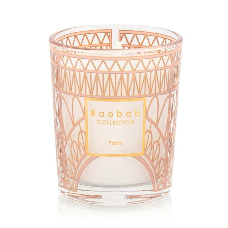 Trio of Travel Candles: Manhattan-Paris-Mykonos