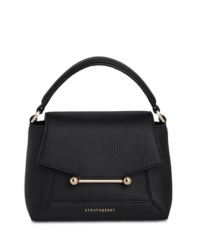 Mosaic Nano Leather Top Handle Bag