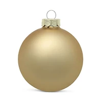 4" Glass Ornament, Set of 6