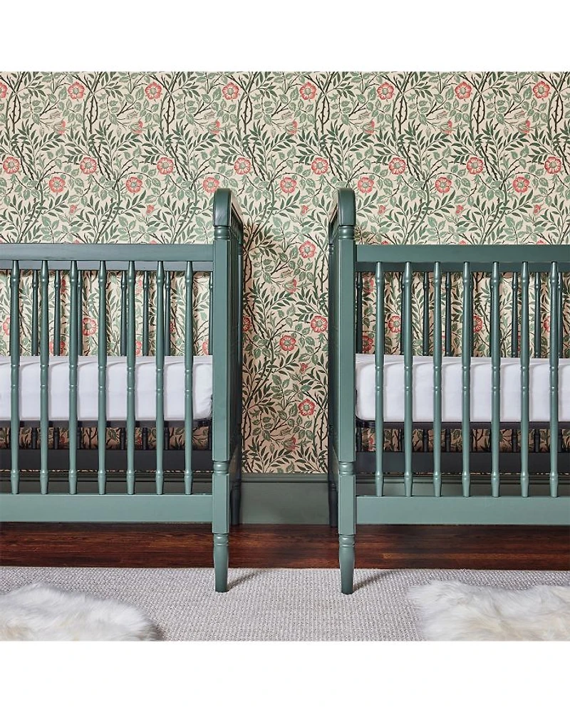 Liberty 3 1 Convertible Spindle Crib with Toddler Bed Conversion Kit