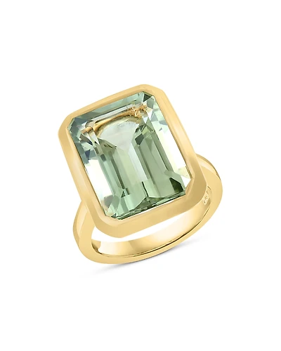 Bloomingdale's Fine Collection 14K Yellow Gold Prasiolite Ring