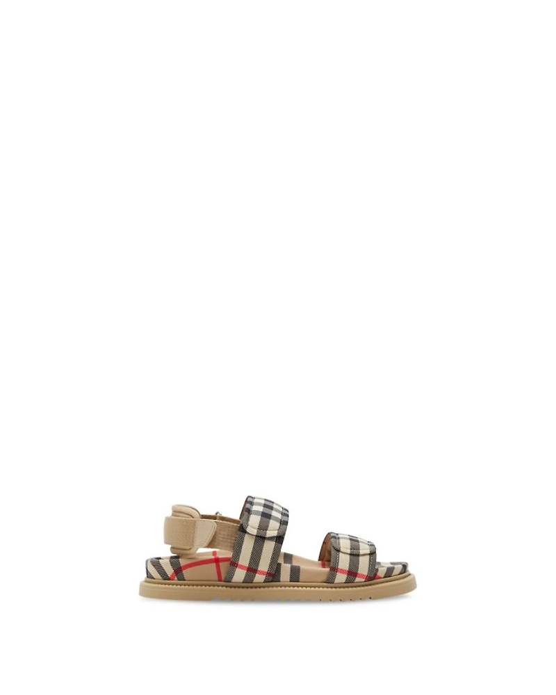 Unisex Jamie Archive Check Sandals - Toddler, Little Kid