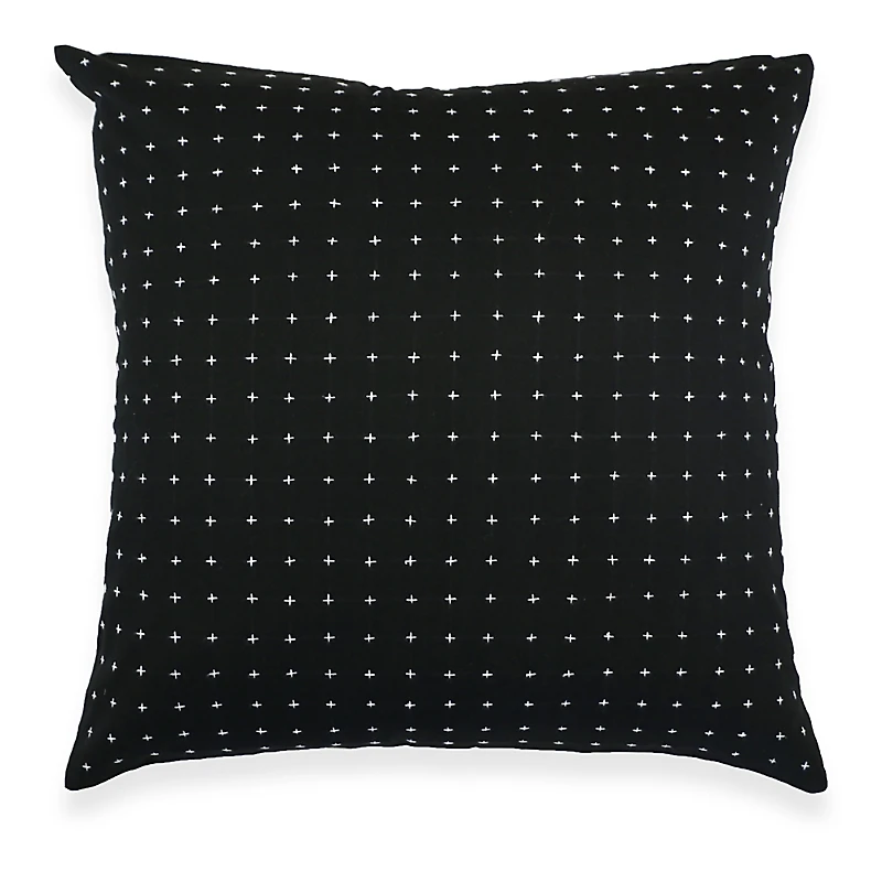 Anchal Cross-Stitch Throw Pillow