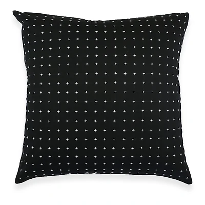 Anchal Cross-Stitch Throw Pillow