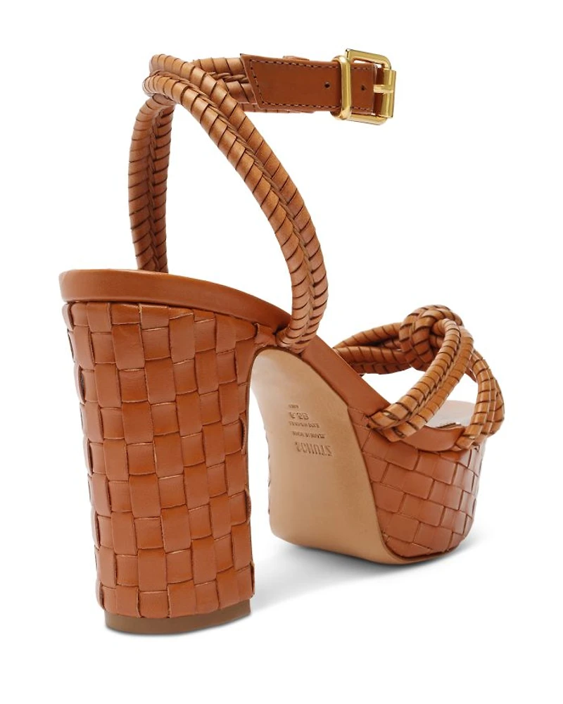Women's Kathleen Knotted Ankle Strap Platform Sandals
