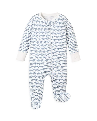 Petite Plume Unisex La Mer Luxe Pima Cotton Footie - Baby