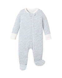 Petite Plume Unisex La Mer Luxe Pima Cotton Footie - Baby