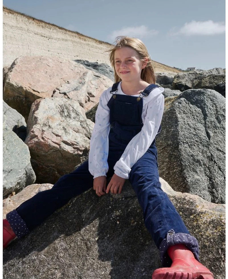 Unisex Navy Corduroy Overalls - Baby, Little Kid, Big Kid