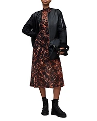 Hanna Spark Turtleneck Midi Dress