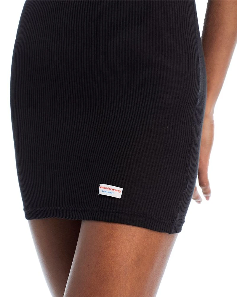 Short Sleeve Crewneck Dress