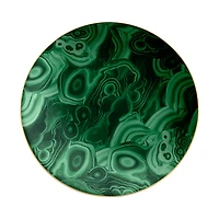 L'Objet Malachite Charger/Cake Plate