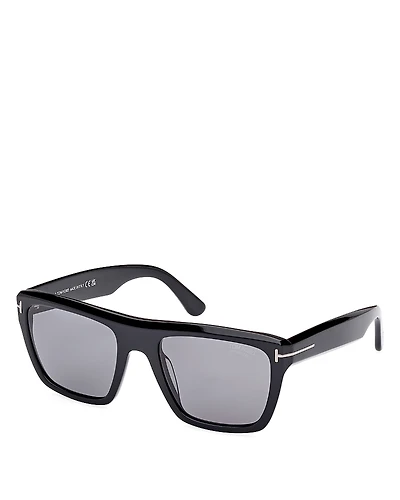Tom Ford Polarized Square Sunglasses, 55mm