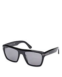 Tom Ford Polarized Square Sunglasses, 55mm