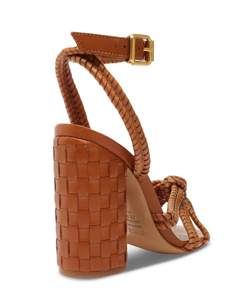 Women's Kathleen Almond Toe Woven High Heel Sandals