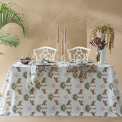 Matouk Tiger Palm Runner Tablecloth, 16 x 108