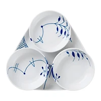 Blue Fluted Mega 4 Piece Serving Set