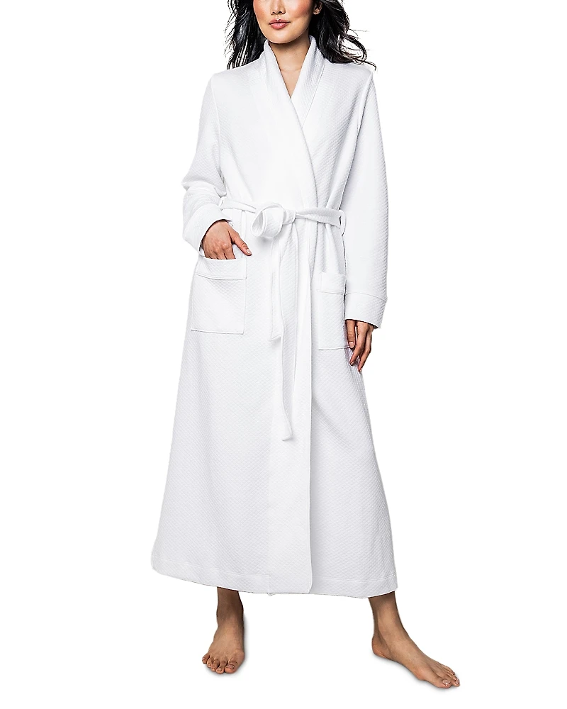 Petite Plume Ophelia Luxe Pima Cotton Matelasse Robe