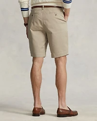 Cotton Blend Regular Fit Chino Shorts