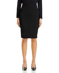 Theory Wool Stretch Pencil Skirt