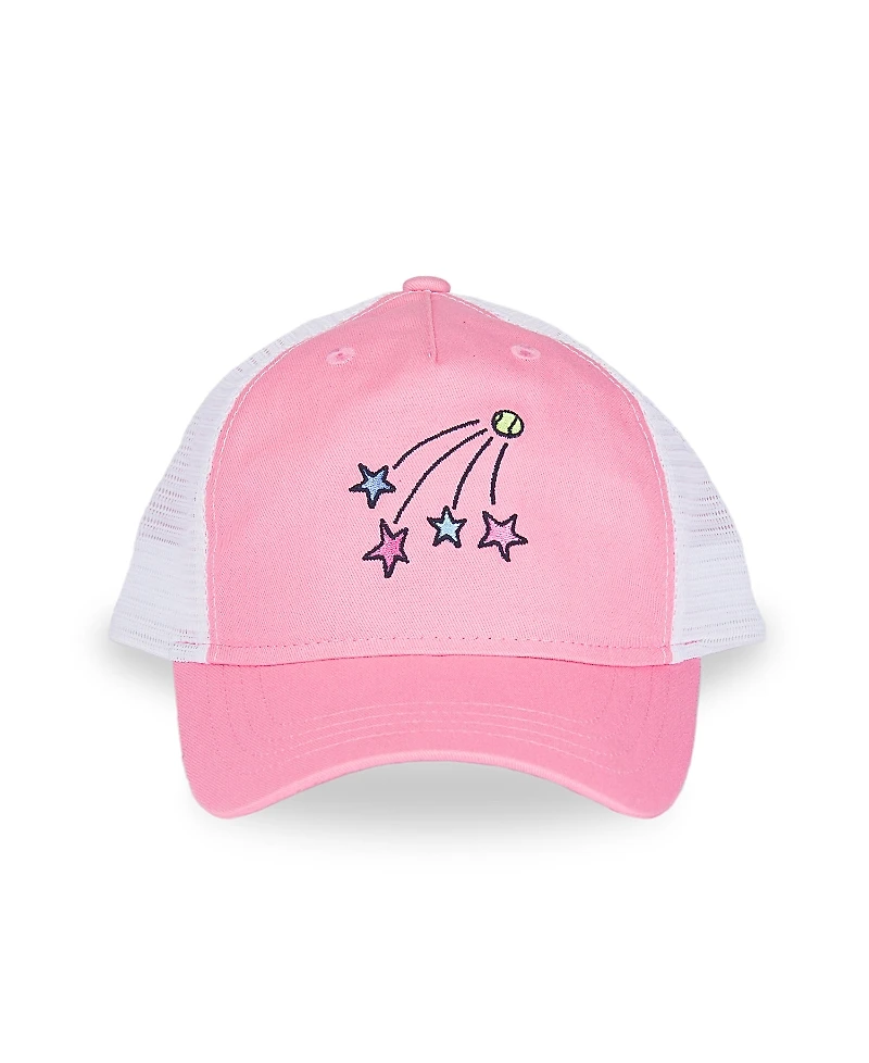 Ame & Lulu Girls' Shooting Stars Trucker Hat - Little Kid, Big Kid