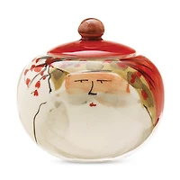Vietri Old St. Nick Sugar Bowl with Lid