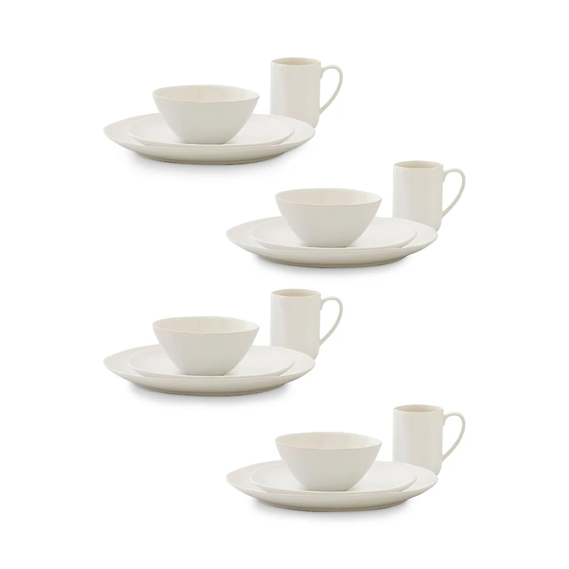 Portmeirion 16 Piece Sophie Conran Arbor White Dinnerware Set
