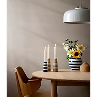 Kahler Omaggio Nuovo Candle Holder Dark Blue