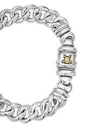 Sterling Silver Anthem Curb Chain Bracelet