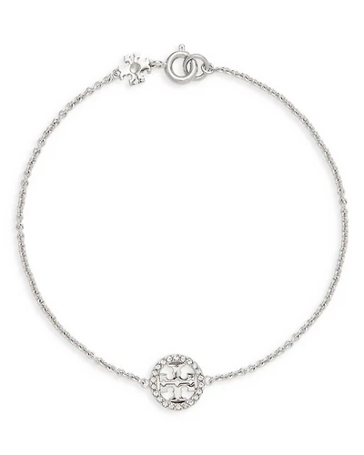 Miller Pavé Logo Link Bracelet