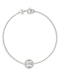 Tory Burch Miller Pave Logo Link Bracelet