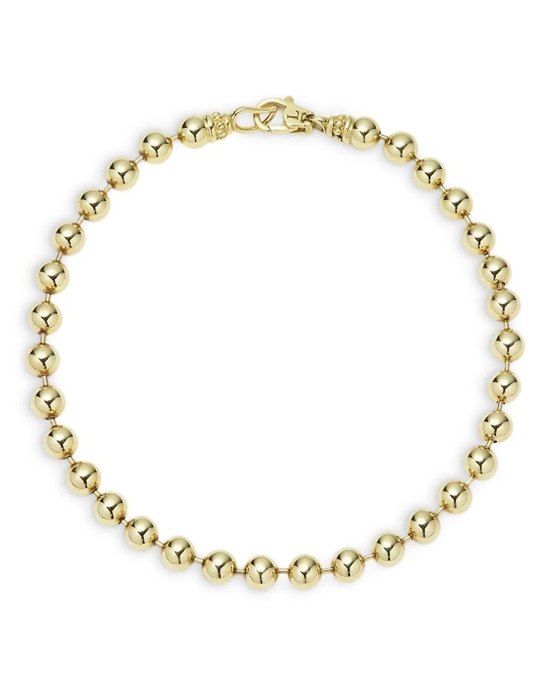 Men's 18K Yellow Gold Anthem Ball Chain Bracelet - Exclusive