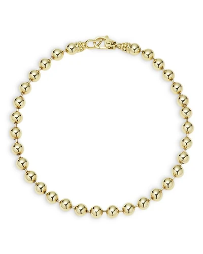 Men's 18K Yellow Gold Anthem Ball Chain Bracelet - Exclusive