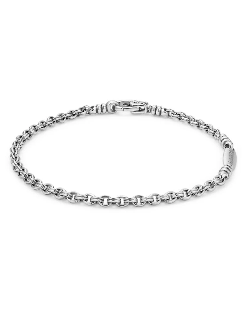 Men's Sterling Silver Anthem Double Link Bracelet - Exclusive