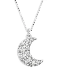 Luna Crystal Pendant Necklace, 15.75-18.5"