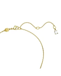 Idyllia Crystal Clover Pendant Necklace, 14.96-17.72"