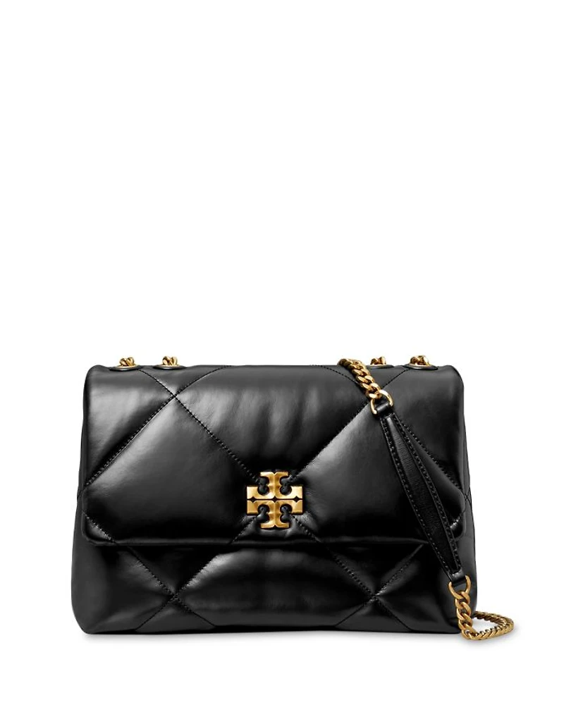 Kira Diamond Quilted Leather Convertible Shoulder Bag