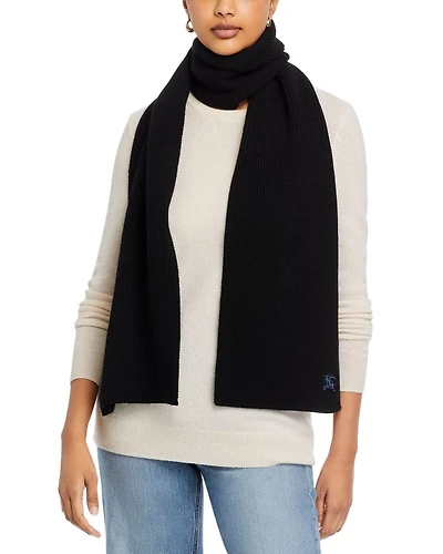 Ribbed Cotton Scarf