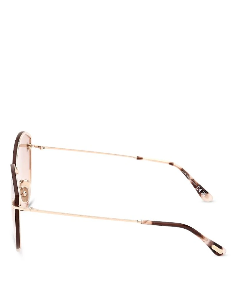 Evangeline Cat Eye Sunglasses, 63mm