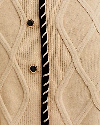 Textural Knit A Line Pull On Skirt