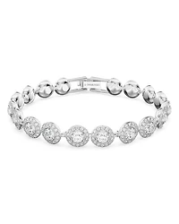 Una Necklace, Bracelet & Stud Earrings Set in Rhodium Plated