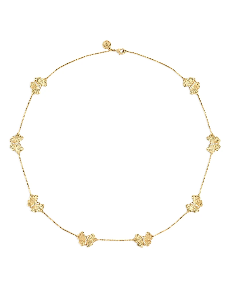 Anabel Aram Butterfly Station Necklace