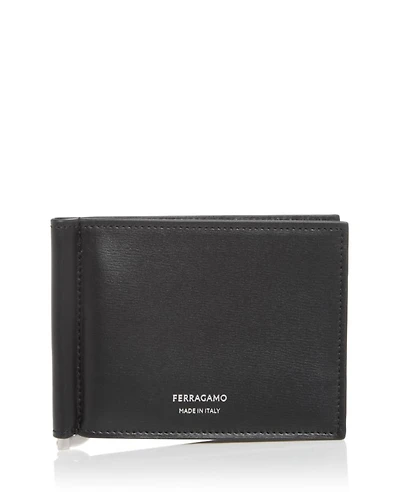 Men's Florence Leather Money Clip Bifold Wallet