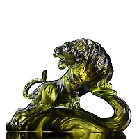 Liuli Roaring Into the Heavens Crystal Sculpture