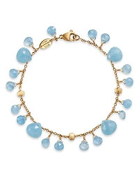 Marco Bicego 18K Yellow Gold Paradise Aquamarine Dangle Bracelet - Exclusive