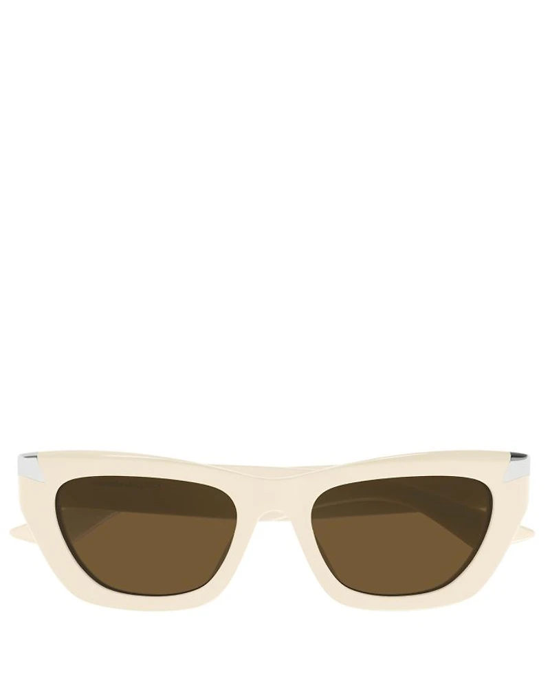 Punk Rivet Cat Eye Sunglasses, 53mm