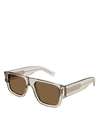 Saint Laurent Naked Wirecore Squared Sunglasses