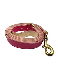 Bonne et Filou Large 6' Plain Leather Dog Leash